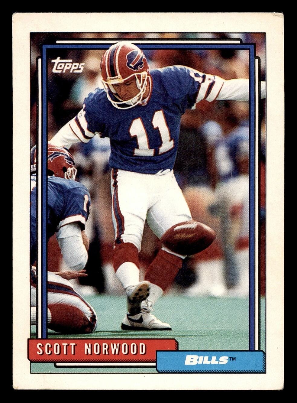 1992 Topps #591 Scott Norwood Card